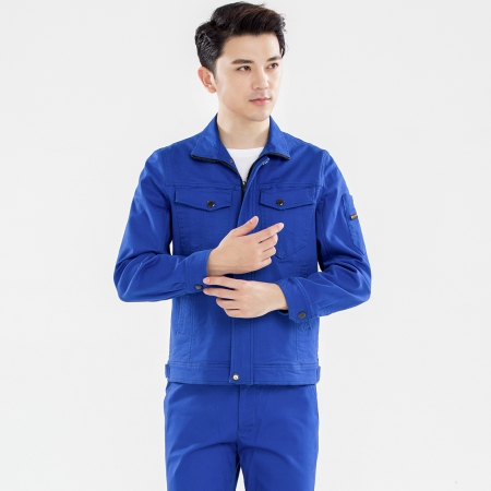 全棉長袖工作服，全棉工作服款式圖片